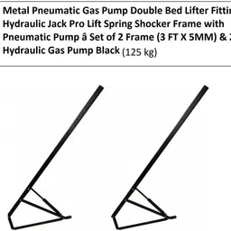 sanjari Double Bed Lifter Fitting Hydraulic Jack Frame Set of 2 Frame(3FT X 5MM)125KG na Shelf Bracket image 1