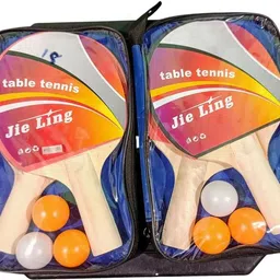 4s international TT-KIDS-WOODSET-01 Multicolor Table Tennis Racquet image 3