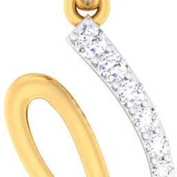 avsar AVP792YB 14kt Cubic Zirconia Yellow Gold Pendant-image-0