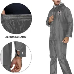 trust ous Solid Men Raincoat image 3