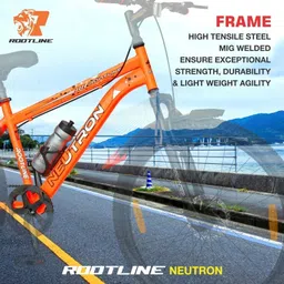 rootline NEUTRON ORANGE 26T Non-IBC Front Suspension MTB With Disk Brake 26 T (inch) Mountain Cycle image 2
