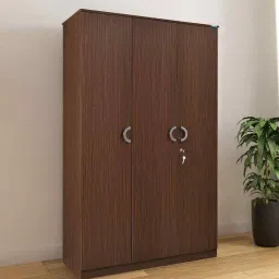 nilkamal Massif 3 Door Wardrobe In Legno Oak Finish image 4