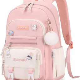 elephantboat 21.6 L Laptop Backpack Girls School Backpack Cute Pink Bookbag with Multi Compartments Fits 156 Inch-picture-11