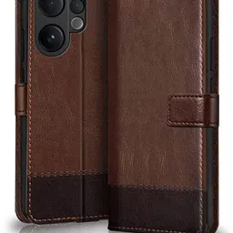 pakme xusive Flip Cover for Vivo T4 Pro 5G -Dual-Color Leather Finish Wallet - Brown & Coffee-picture-17