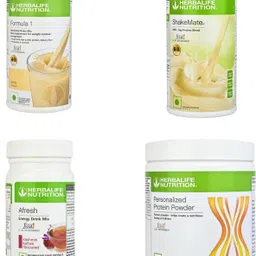 Weight Loss Combo Formula 1 Shake Mix - VANILLA Flavor, DIGESTIVE, SHAKEMATE 500G, Personalized Protein Powder 200G, AFRESH ENERGY DRINK LEMON Powder-image-90