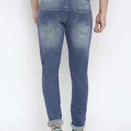 spykar Men Skinny Low Rise Blue Jeans image 4