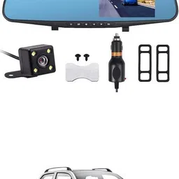 gonama Car DVR Rear View Mirror Video Recroder 4.3inch BackUp Car Camera Dual Lens S47 Car DVR Rear View Mirror Video Recroder 4.3inch BackUp Car Camera Dual Lens S47 Parking Sensor-picture-12