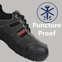 elecant Steel Toe Synthetic Leather Safety Shoe image 3