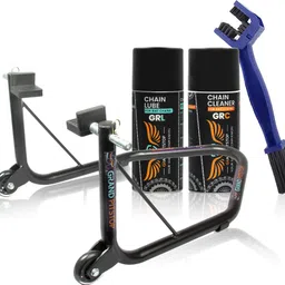 grandpitstop Chain Cleaning Brush GR Chain Cleaner Chain Lube Non-Dismantable Paddock Stand Combo-picture-12