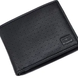 Men Trendy, Casual Black Genuine Leather RFID Wallet-image-63