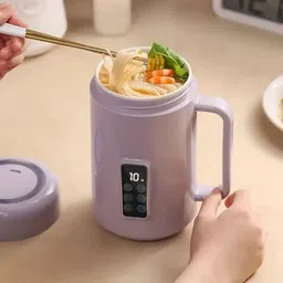 foscadit Mini Cooker Personal Health Cup | Electric Pot Travel Small Stew | Water Boiler Electric Kettle image 3