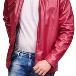 shreyatrend Men Solid Leather Jacket image 4
