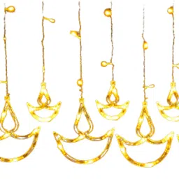mansaa Diya Yellow Colour Direct Plug-in LED String Light image 4
