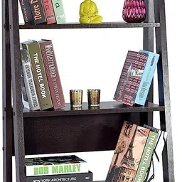 ne furniture Plank Reno Engineered Wood Ladder Book Shelf and Display Unit Engineered Wood Open Book Shelf-picture-25