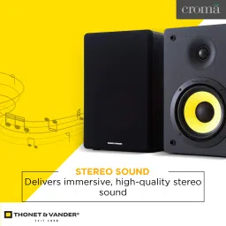 THONET & VANDER KURBIS 340W Portable Bluetooth Speaker (2.0 Channel, Stereo Sound, Black) image 4