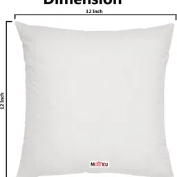 me&you Microfibre Cushion Pack of 1 Nature For Gift & Romantic party Decor Items image 4