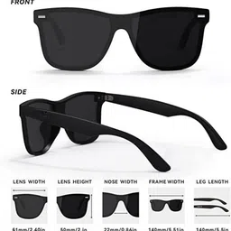 douceur Others Wayfarer Sunglasses (Free Size) image 5