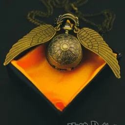 GSV HARRY POTTER GOLDEN SNITCH BALL-POCKET WATCH COLLECTIONS PKT01 BRONZE Antique Pocket Watch Chain-picture-27