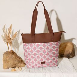 zouk Women White, Pink Tote-picture-27