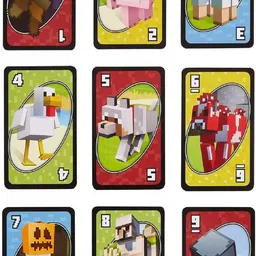 woyr Preimum Quality UNO Minecraft Playing Cards Game| UNO Minecraft image 4