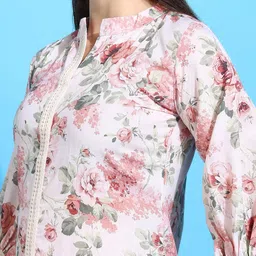 hiva trendz Women Ruffled Multicolor Midi/Calf Length Dress image 4