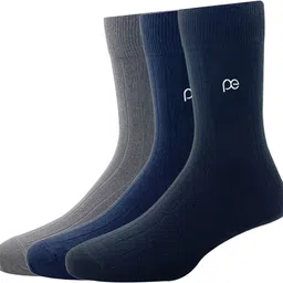 peter england Men Solid Mid-Calf/Crew-picture-32