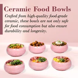 anwaliya Ceramic Vegetable Bowl For Curry, Dal, Dessert & Salad, 190 ML image 5