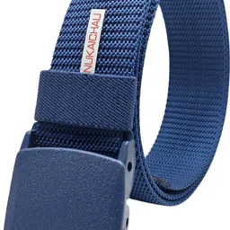 nukaichau Men Casual, Evening, Party Blue Nylon Belt-picture-38
