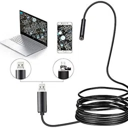 TFG Type C USB 3 In1 Endoscope Camera for Cars Flexible Hard Camera Endoscope Camera Security Camera image 2