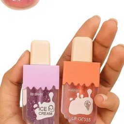 beggie Ice Cream Lip Gloss Set-Hydrating,Non-Sticky,Pink Shades for Women & Girls-picture-34