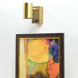 vishal lite Matte Brass Finish Metal Modern Wall Light Modern Decorative Fixture image 5