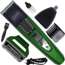 GMIE N Chargeable 3in1 Waterproof Beard Mustache Nose & Ear Trimmmer Shaver Clipper Fully Waterproof Grooming Kit 120 min Runtime 1 Length Settings-picture-16