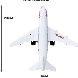 just97 Aeroplan Jumbo 747 With Stand Shinsei Pull Back And GO Red29 image 2