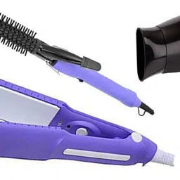 WIB Hair Straightener Hair Curler Hair Dryer Personal Care Appliance Combo-picture-24