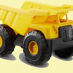 radhey preet Big Size Heavy Duty Friction Dumper Toy Truck | Flexible Plastic-1 image 2
