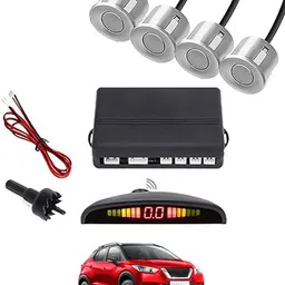 peeps store Universal 4 Silver Reverse Parking Sensor-AP25A340 Universal 4 Silver Reverse Parking Sensor-AP25A340 Parking Sensor-picture-17