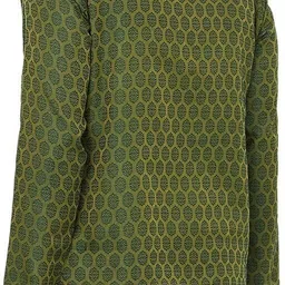 sydney heights Men Self Design Cotton Blend Straight Kurta image 2