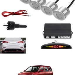 maties 4Silver Parking Sensor With LED Display Increased Safety For Car-262 Universal 4 Silver Reverse Parking Sensor With LED Display For Cars-262 Parking Sensor-picture-13