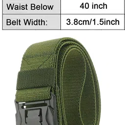 edifier Men Casual Green Nylon Belt image 2