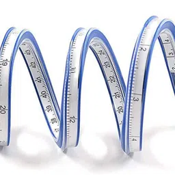 kandle 30cm Flexible Curve Ruler Woodworking, Plastic Measure Tool Ruler image 3