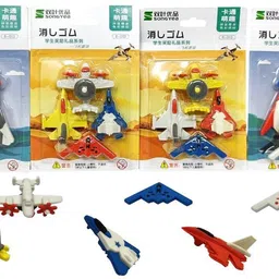 shubhkraft Creative Party Return Gift For Kids 3D Shape Erasers Set For School Kids Non-Toxic Eraser image 3