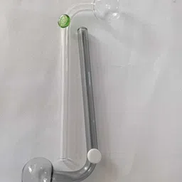 all of all enterprises GREY CLOURED 2 BUTTON OIL PIPE PACK OF 2(9717098338) SCB-8792 Borosilicate Glass Inside Fitting Hookah Mouth Tip-picture-36