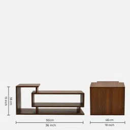 outkraft Braavos Coffee Table In Acacia Finish image 2