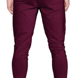 avolt Pack of 2 Men Solid Maroon, Olive Track Pants image 2