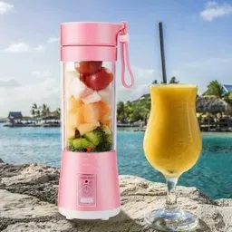 shaktiq Mini Juicer Blender USB Rechargeable Juicer For Juices/Shake & Personal SizeJ489 Mixer Juicer Jar image 3