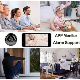 SROPX MINI WiFi Wireless HD Indore CCTV Camera for Home/Office Hidden NIGHT Vision Sports and Action Camera image 5