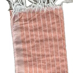 afifa textiles Kota Doria Self Design Orange Women Dupatta image 2