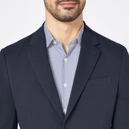 byford by pantaloons Men Solid Mandarin Casual Blazer image 5