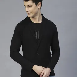 rigo Men Straight Full Sleeve Black Shrug-picture-23