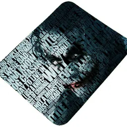 The Desi Monk Joker Typography Printed Rubber Base Mat Finish Mouse Pad Non Slip Base Mousepad-picture-12